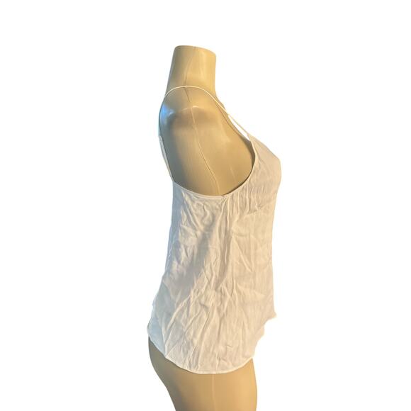Women XS Aritzia Wilfred Free V-Neck Margot Camisole Cream Cami Tank Top - Picture 5 of 6